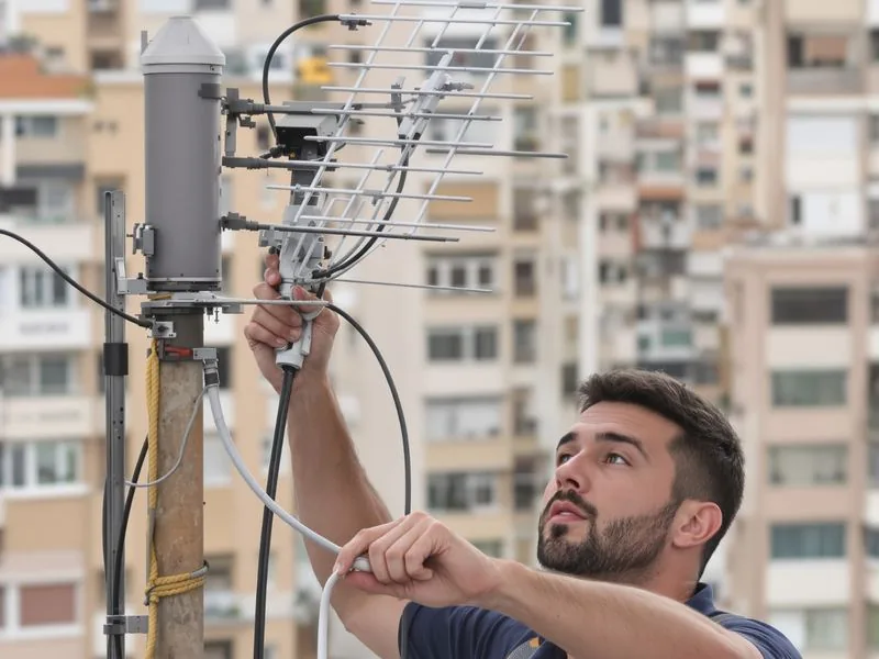 Precio de instalar una antena de TV en 2026 Precio de instalar una antena de TV en 2026